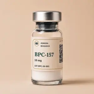 Osmora Research BPC-157 research peptide vial